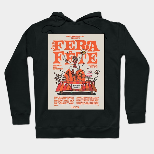 Collectgraphics The fera fete Hoodie by Documenart99